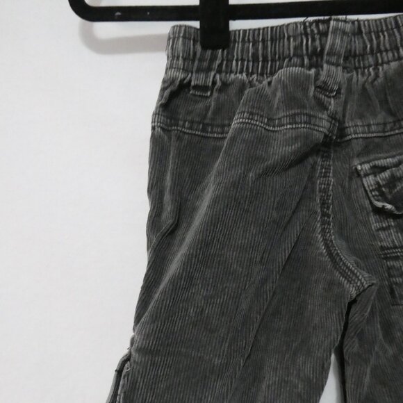 WOODLAND RUGGED WEAR | size 3 | Grey Corduroy Cotton Cargo Pants - Picture 10 of 16